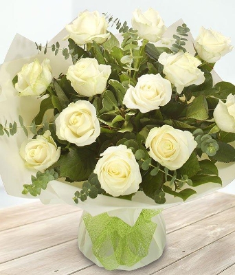 A Dozen White Roses*